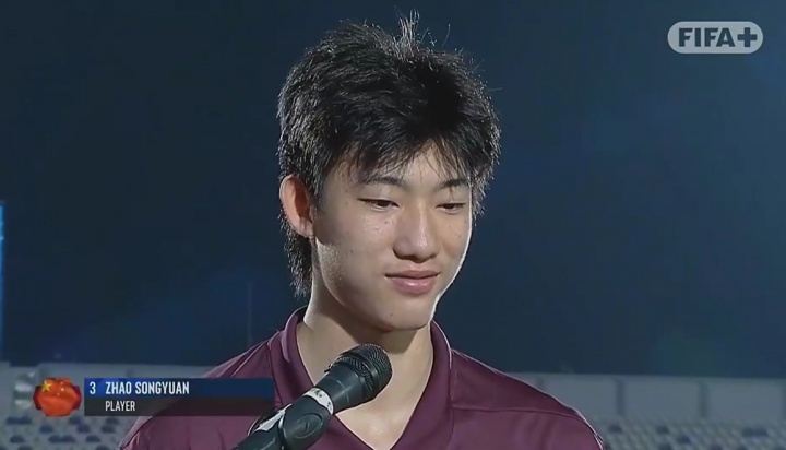 本场梅开二度！赵松源：今天表现还可以，下一场继续努力