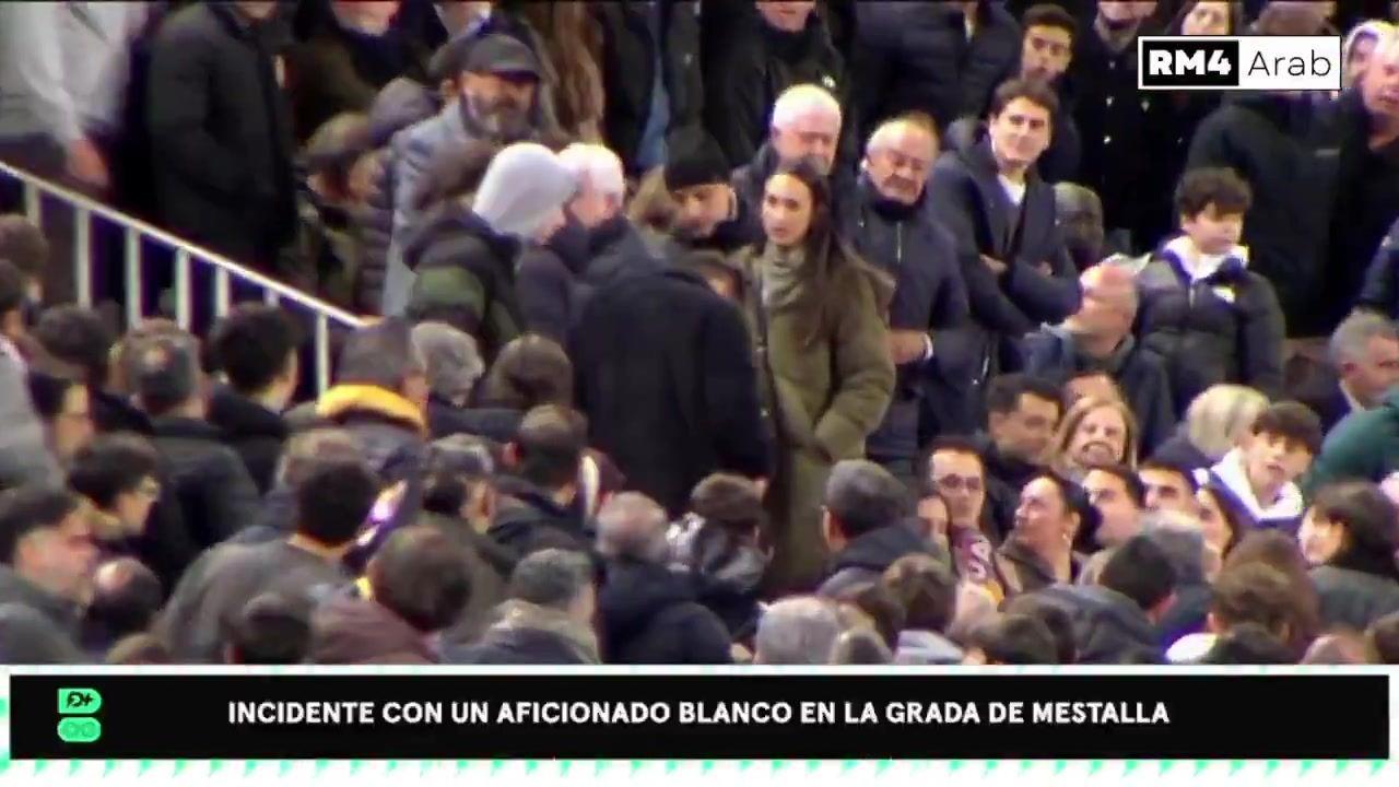 辱骂 扯掉围巾 吐口水！瓦伦西亚球迷围攻一名皇马球迷