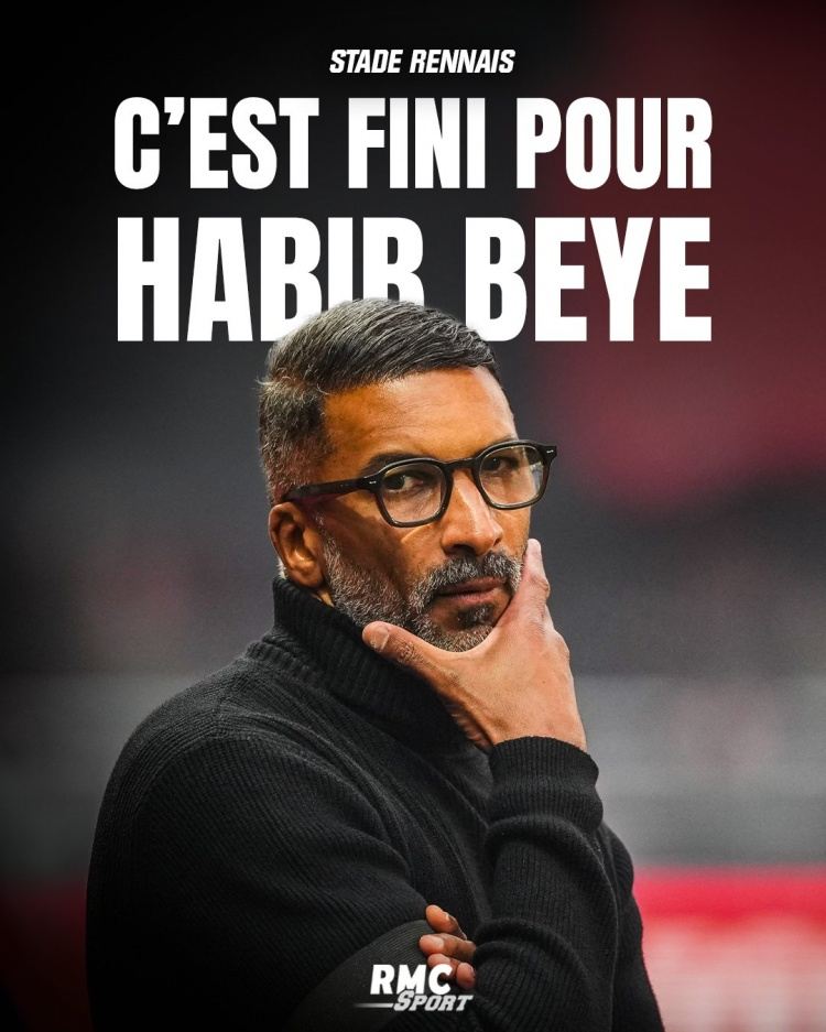 RMC：雷恩主帅哈比布·贝耶下课，执教以来战绩18胜7平14负