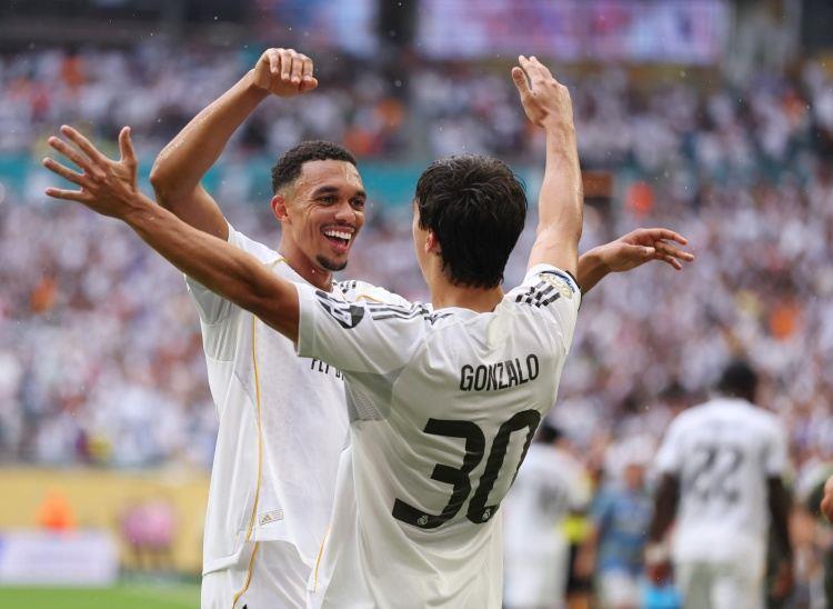 贡萨洛·加西亚本赛季8场进球比赛，姆巴佩5次未出场、3次未首发