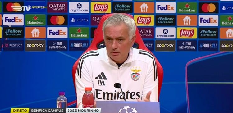 穆帅：皇马有赢得欧冠的动力，但不认为本菲卡需奇迹才能淘汰他们