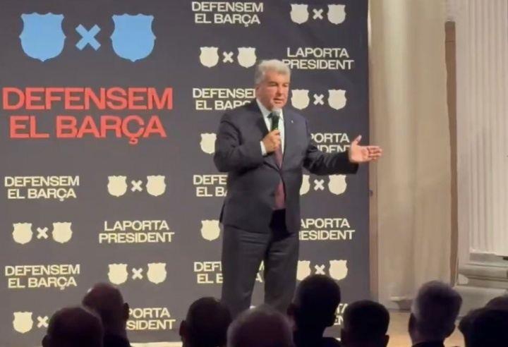 拉波尔塔：梅西值得立雕像我们该办致敬赛，他们愿意随时都可以办