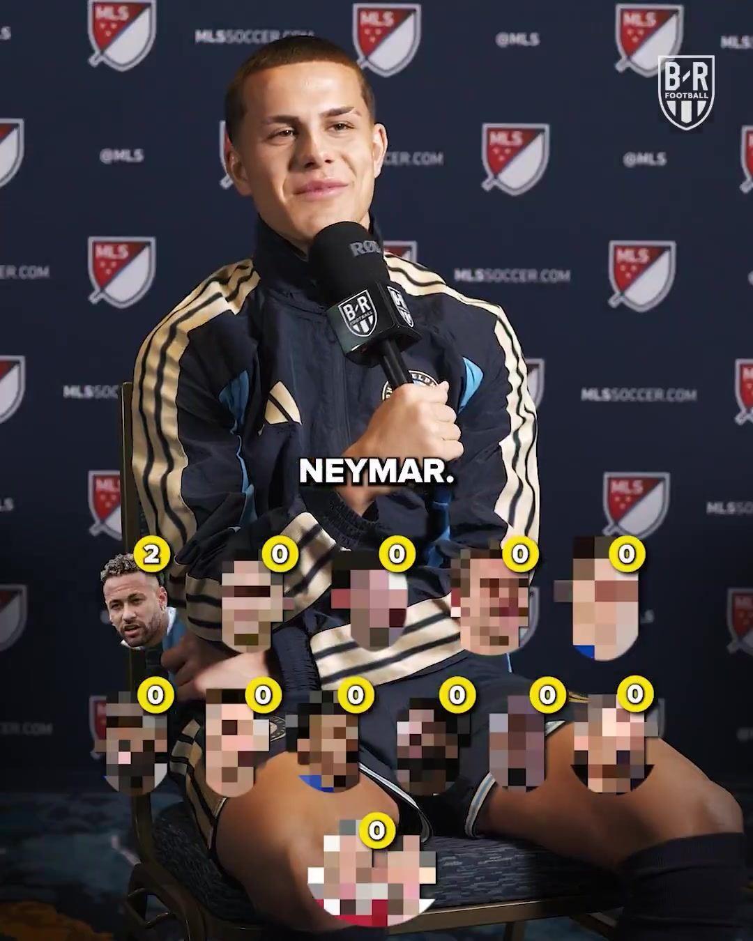 希望哪位球星来？美职联球员采访投票：内马尔、C罗各获7票最多