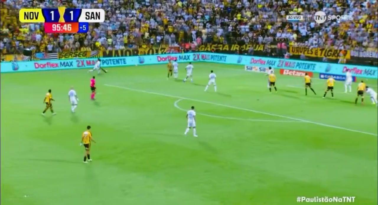 无缘四强！圣保罗联赛桑托斯遭读秒绝杀，内马尔踢满全场
