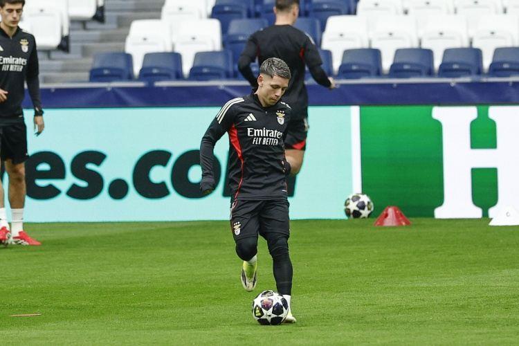 欧足联官方：驳回本菲卡上诉，维持普雷斯蒂安尼临时禁赛1场处罚