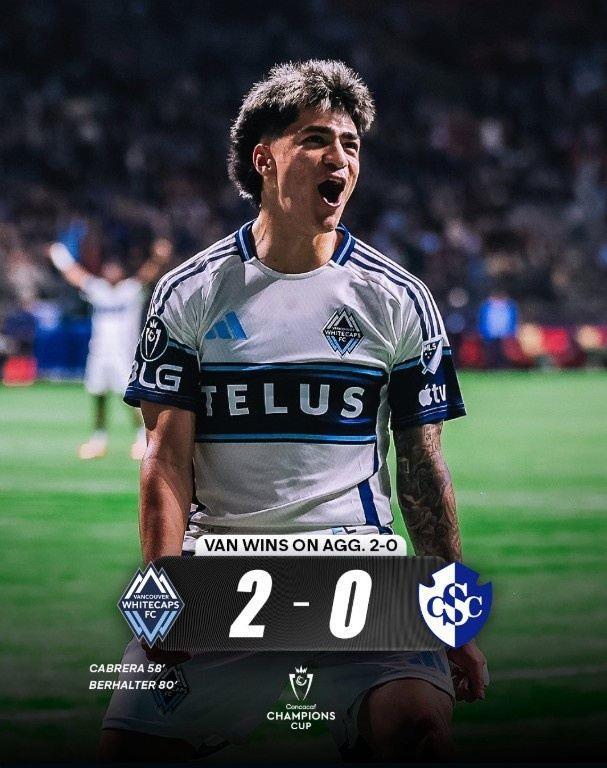 温哥华白浪总分2-0淘汰对手进美冠杯16强，穆勒两回合均替补登场