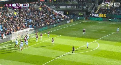 半场-伯恩利1-3布伦特福德 达姆斯高传射沙德、蒂亚戈破门