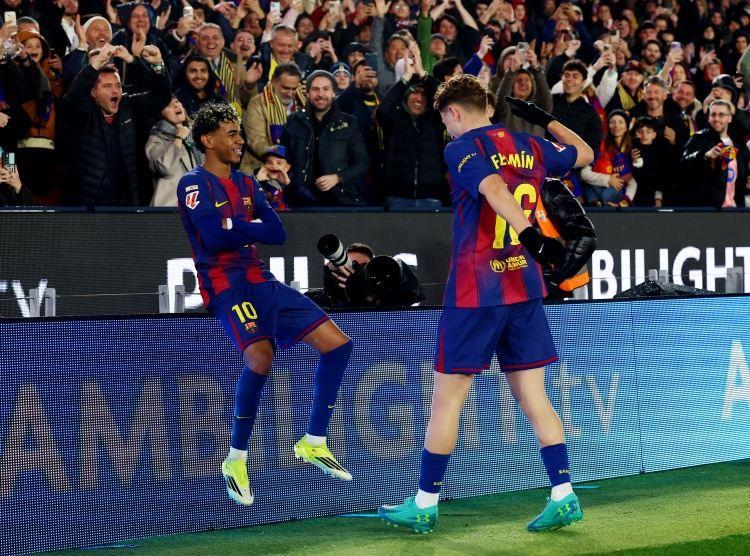 每体：费尔明本赛季助攻达14次，欧洲五大联赛仅有三人数据高于他