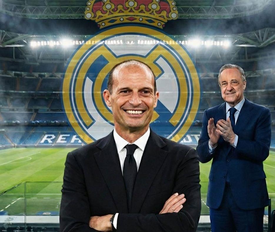 罗体：皇马准备第三次邀请阿莱格里执教，但后者目前在米兰很开心