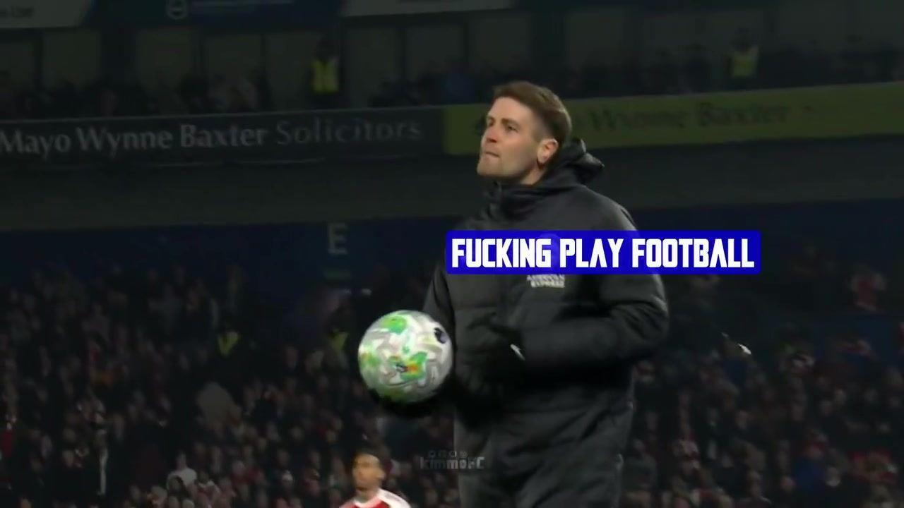 当面回击！赫尔泽勒爆粗催促阿森纳发球，因卡皮耶示意其闭嘴