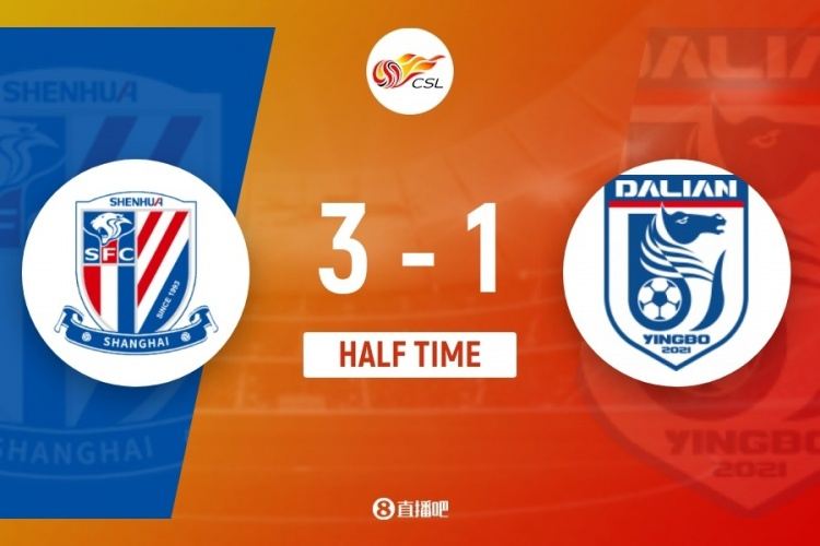 半场-申花3-1英博 马莱莱弑旧主特谢拉扳平 盖伊拉唐打入处子球