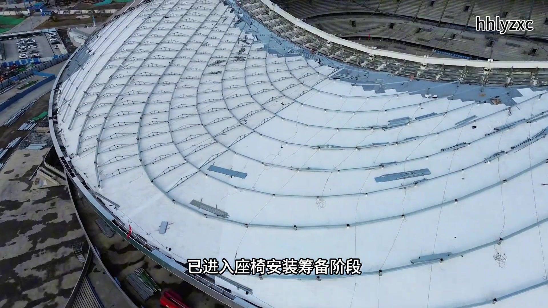 官方：黄河体育中心足球场，已进入座椅安装筹备阶段