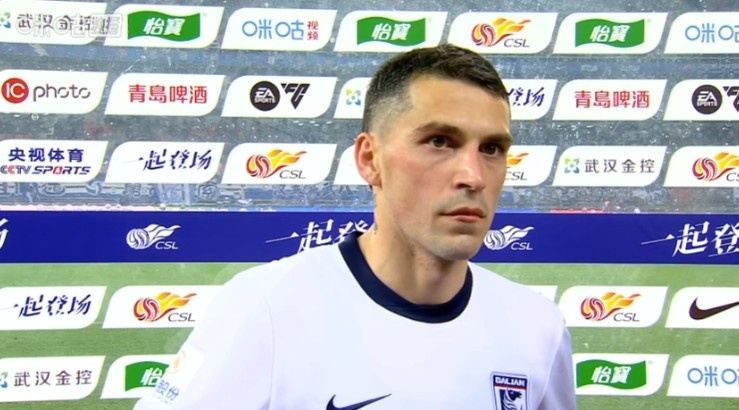 斯坦丘：武汉确实有很多美好回忆 但我现在希望和大连赢更多比赛