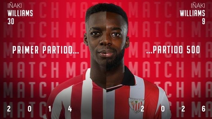 毕巴祝贺伊纳基·威廉姆斯：毕巴生涯500场，未来争取更多纪录！