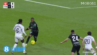 皇马本轮西甲一共进行了6个换人，因对手疑似脑震荡增加换人名额