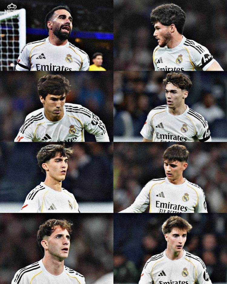 上次有7名皇马青训同时登场还在2005年，劳尔、古蒂、卡西等在列