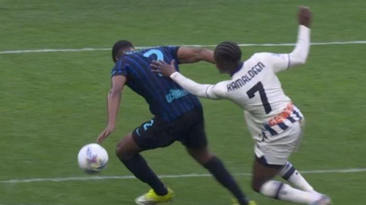 都体：国米的愤怒由来已久，米兰德比就认为里奇有手球但没判点球