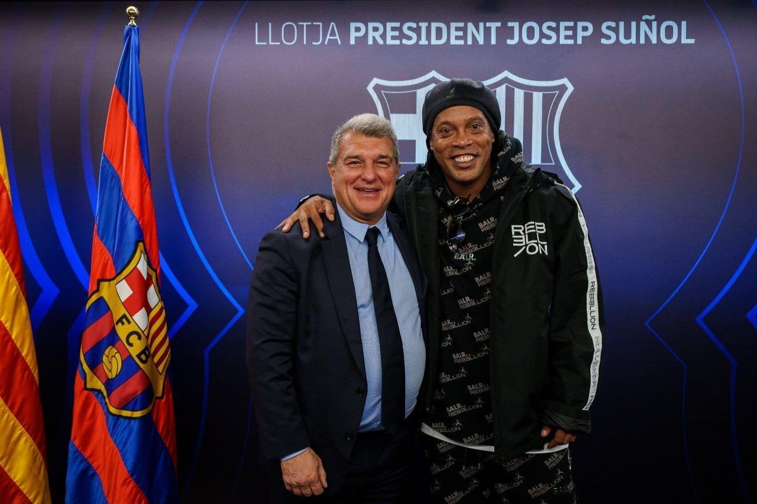 不忘知遇之恩！小罗社媒祝贺拉波尔塔连任：恭喜您，主席