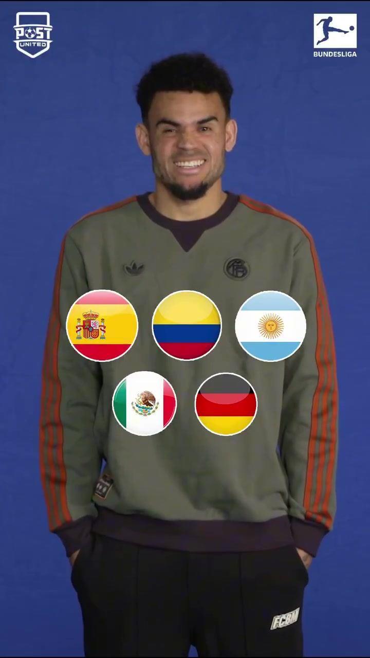 迪亚斯选各国自己最喜欢球员：阿根廷梅西、西班牙亚马尔