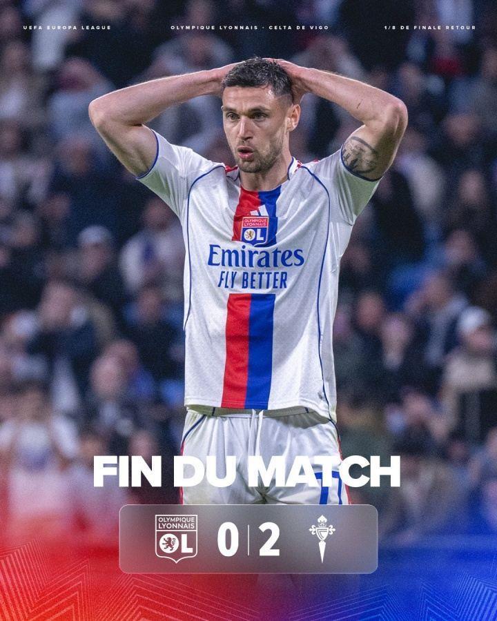 3队遭遇下克上！里昂欧联杯联赛阶段高居第1，但淘汰赛首轮即出局