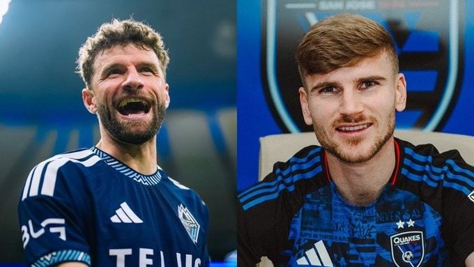 图片报：穆勒与维尔纳在美职联重逢，两人替补出场穆勒最终输球