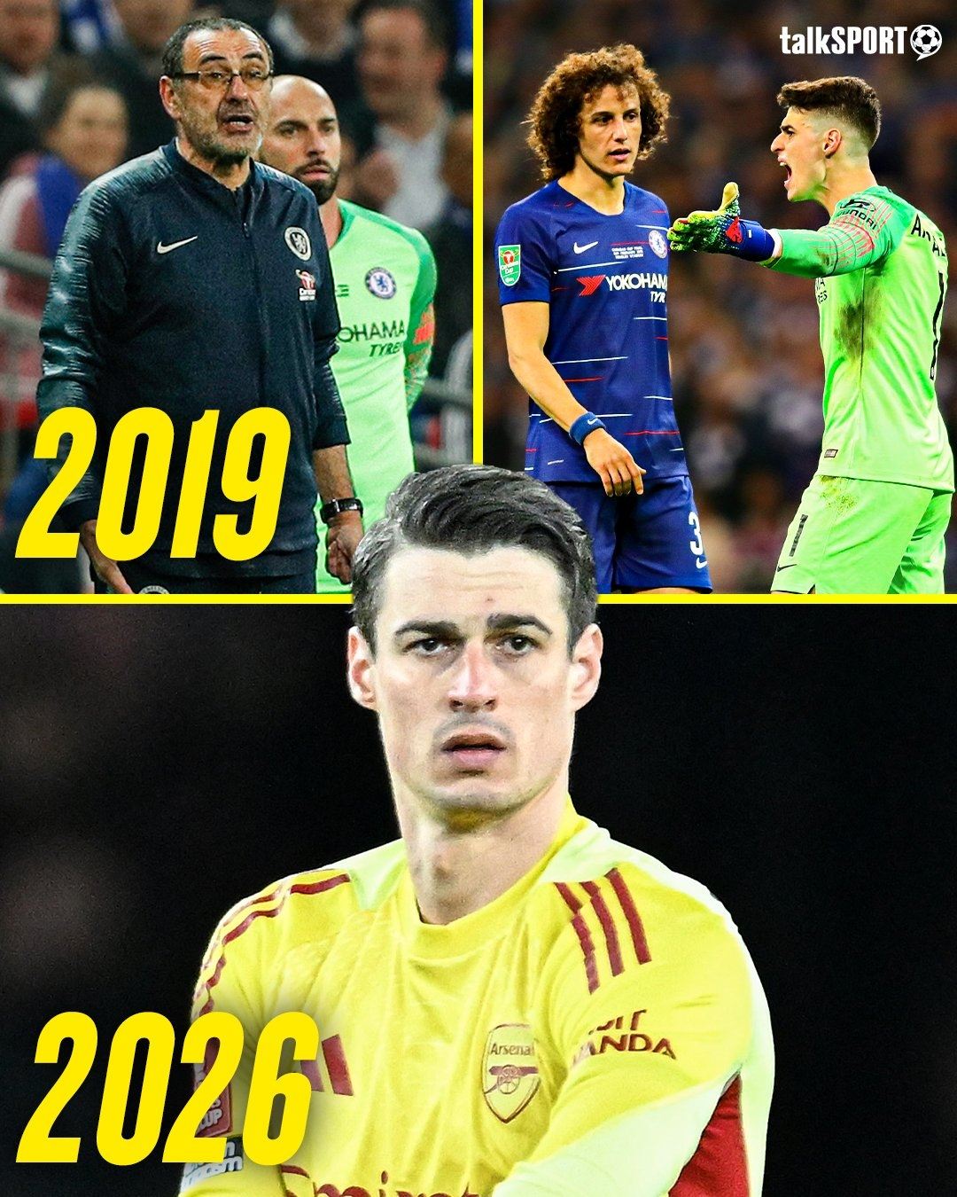 救赎？7年前联赛杯决赛凯帕拒绝被换 蓝军丢冠，如今将为枪手先发