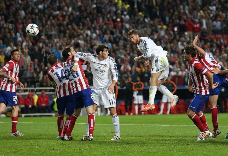 马卡：马竞球员抵达伯纳乌时，球员通道反复播放拉莫斯的欧冠进球