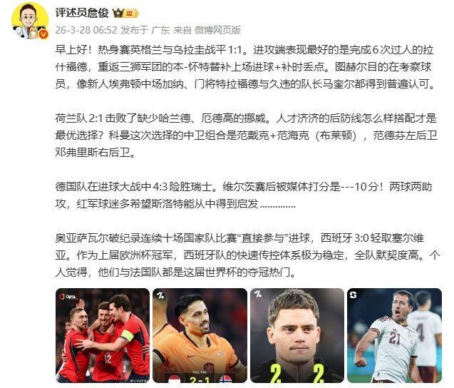 詹俊：维尔茨被评10分，利物浦球迷多希望斯洛特能从中得到启发