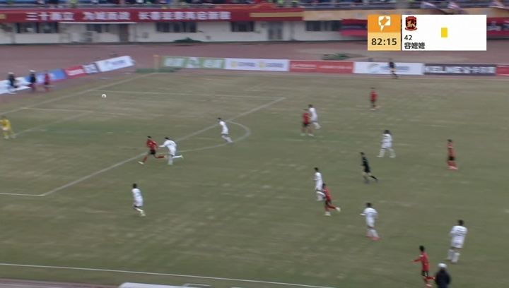 中甲惊现容嬷嬷？今日苏州东吴比赛，转播字幕显示容嬷嬷染黄