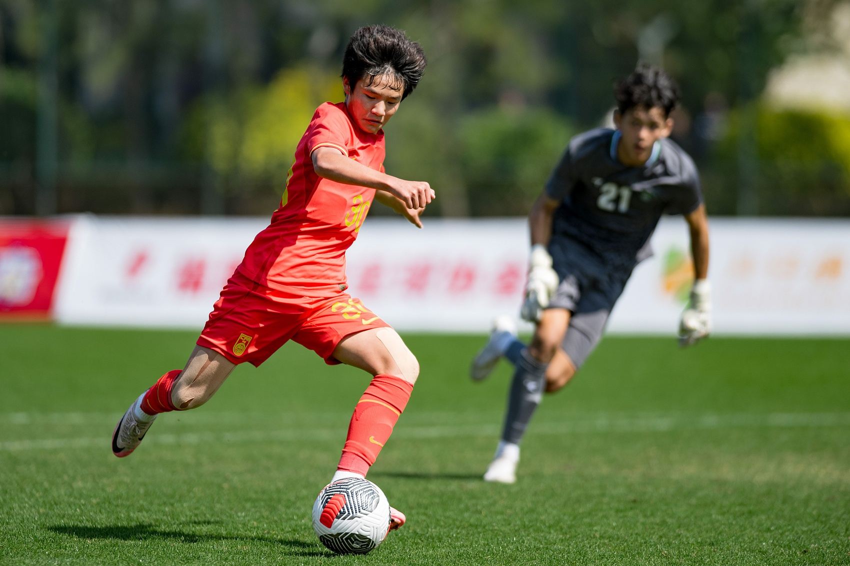 U16国足14号李宇轩：感谢喷我的带来动力 望喷的时候不要涉及家人