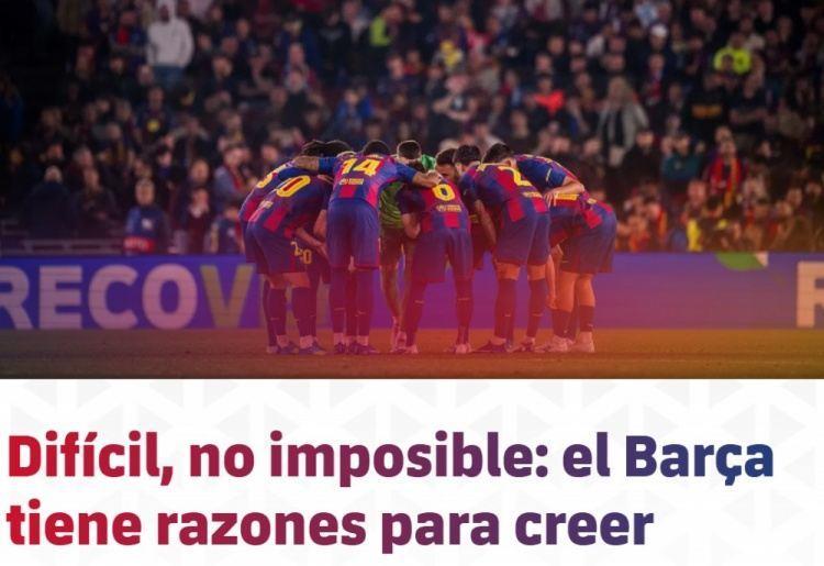 难，但几率尚存！巴萨发文：10人战马竞仍占优，拉什福德深谙逆转