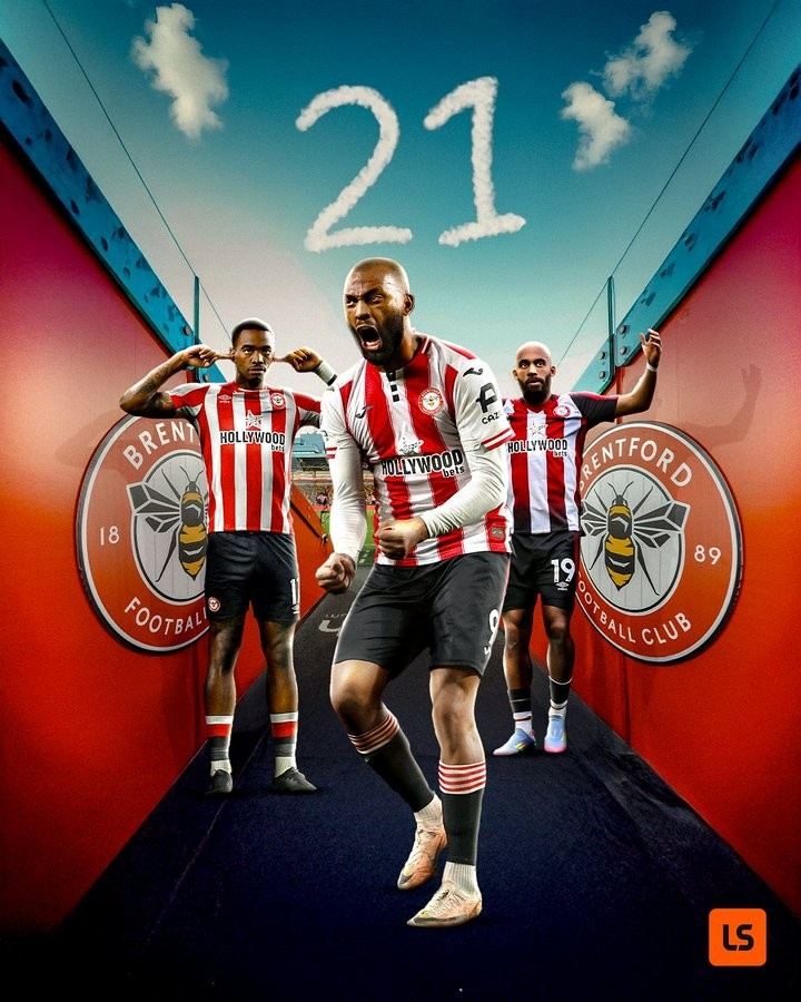 21球！伊戈尔·蒂亚戈打破布伦特福德队史英超单赛季进球纪录