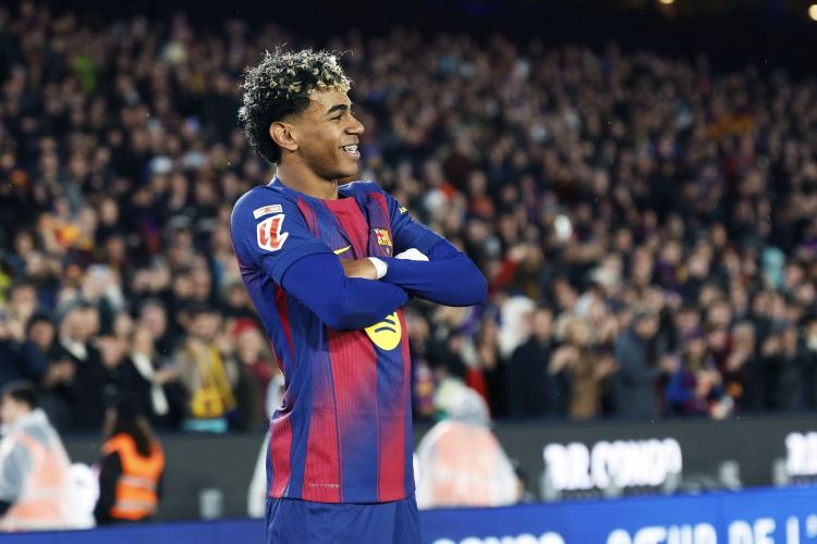 U18单赛季参与25球，亚马尔是1998年欧文之后五大联赛首人