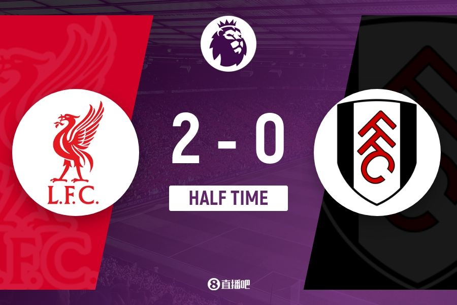 半场-利物浦暂2-0富勒姆 17岁恩古莫哈破门 策动 萨拉赫兜射建功