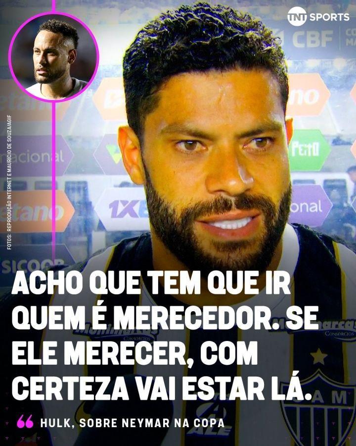 内马尔去世界杯？胡尔克：这不是我决定的，如果他配得上他就会去