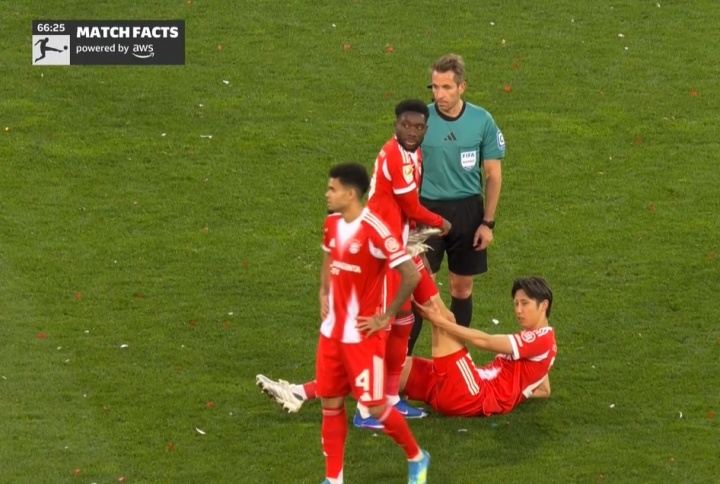 还好只是抽筋！伊藤洋辉自1月以来首次德甲首发，第66分钟被换下