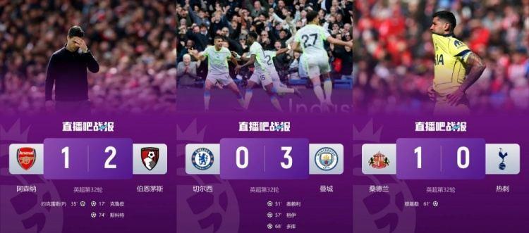 伦敦输麻了…阿森纳告负优势缩小 切尔西主场惨败 热刺跌至降级区