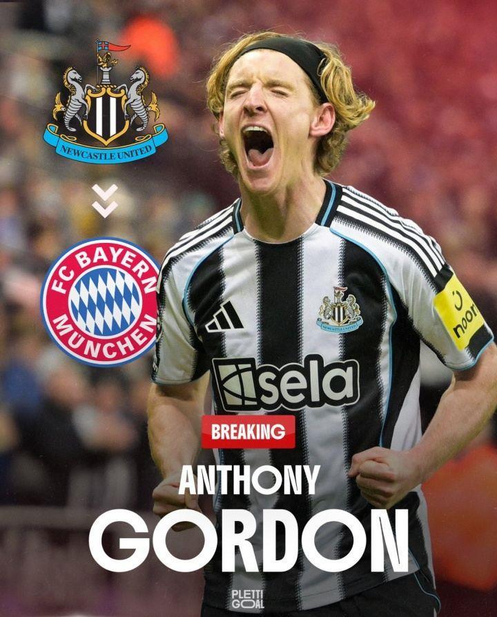 来真的！德天空：拜仁在认真考虑签戈登，具体的谈判已经开始