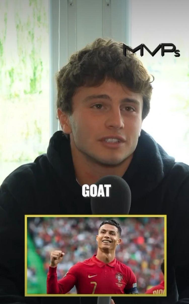 内维斯听名配词：C罗GOAT、恩里克天才、穆里尼奥自信