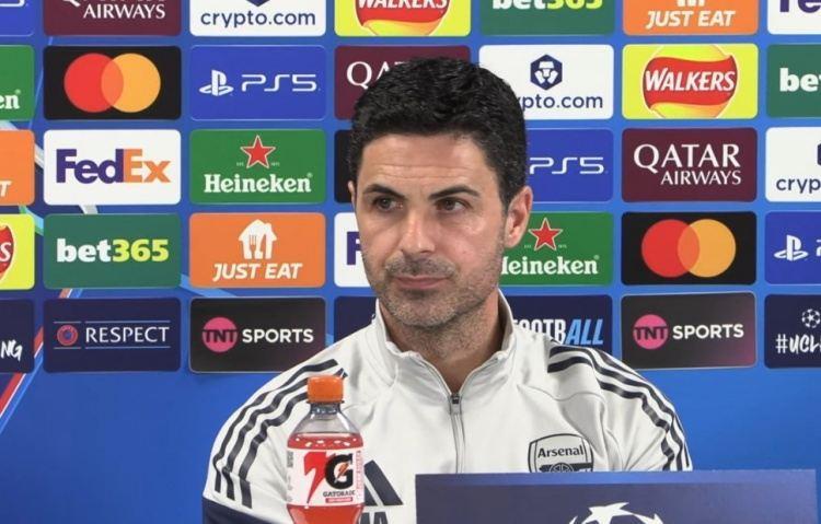 阿尔特塔：我们已非常非常接近目标 目前脑中没空间去考虑战曼城