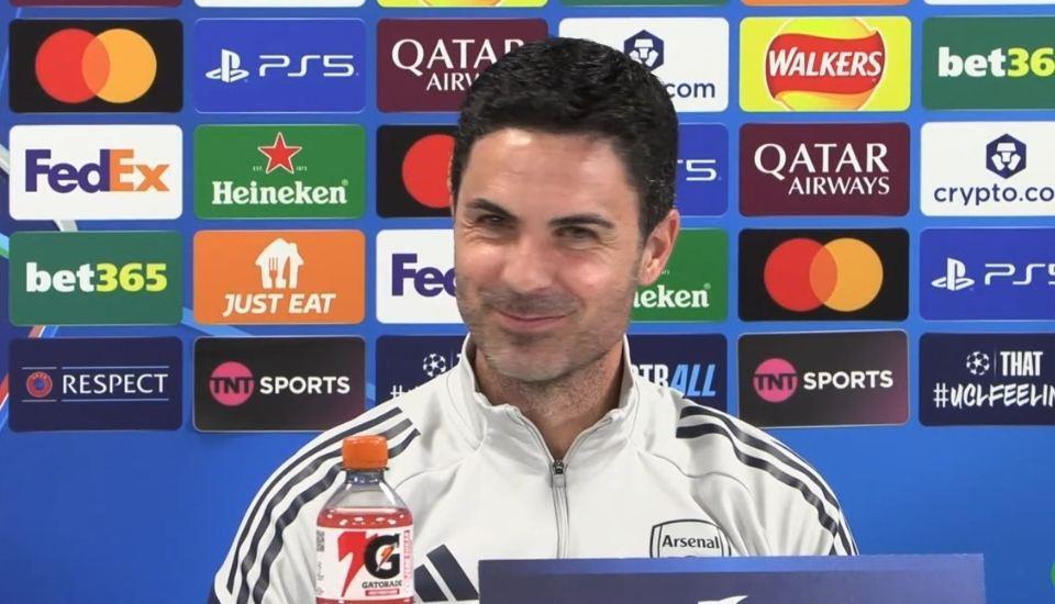 现在心态如何？阿尔特塔：火，我浑身是火，燃起来了，没别的了