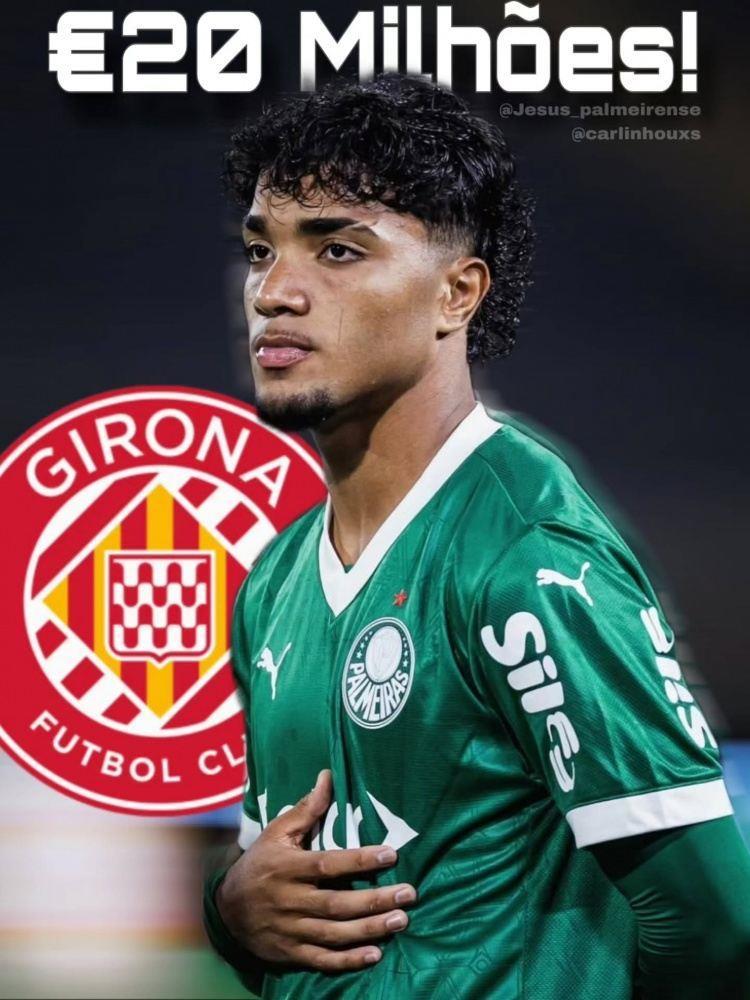 巴媒：城市集团2000万欧求购帕尔梅拉斯18岁前锋，计划送去赫罗纳