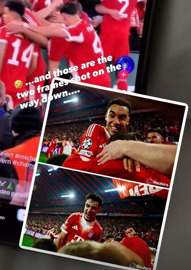 奥利塞进球引发拜仁球迷冲场，摄影师在庆祝中受轻伤但仍坚持拍摄