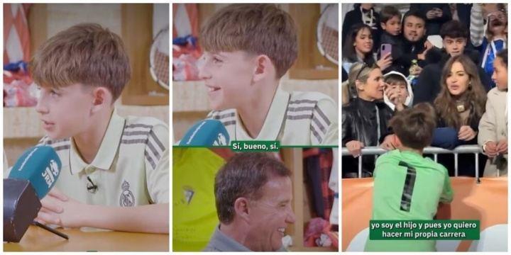 成熟！卡西12岁长子马丁：不想被拿来和父亲比较，想走出自己的路