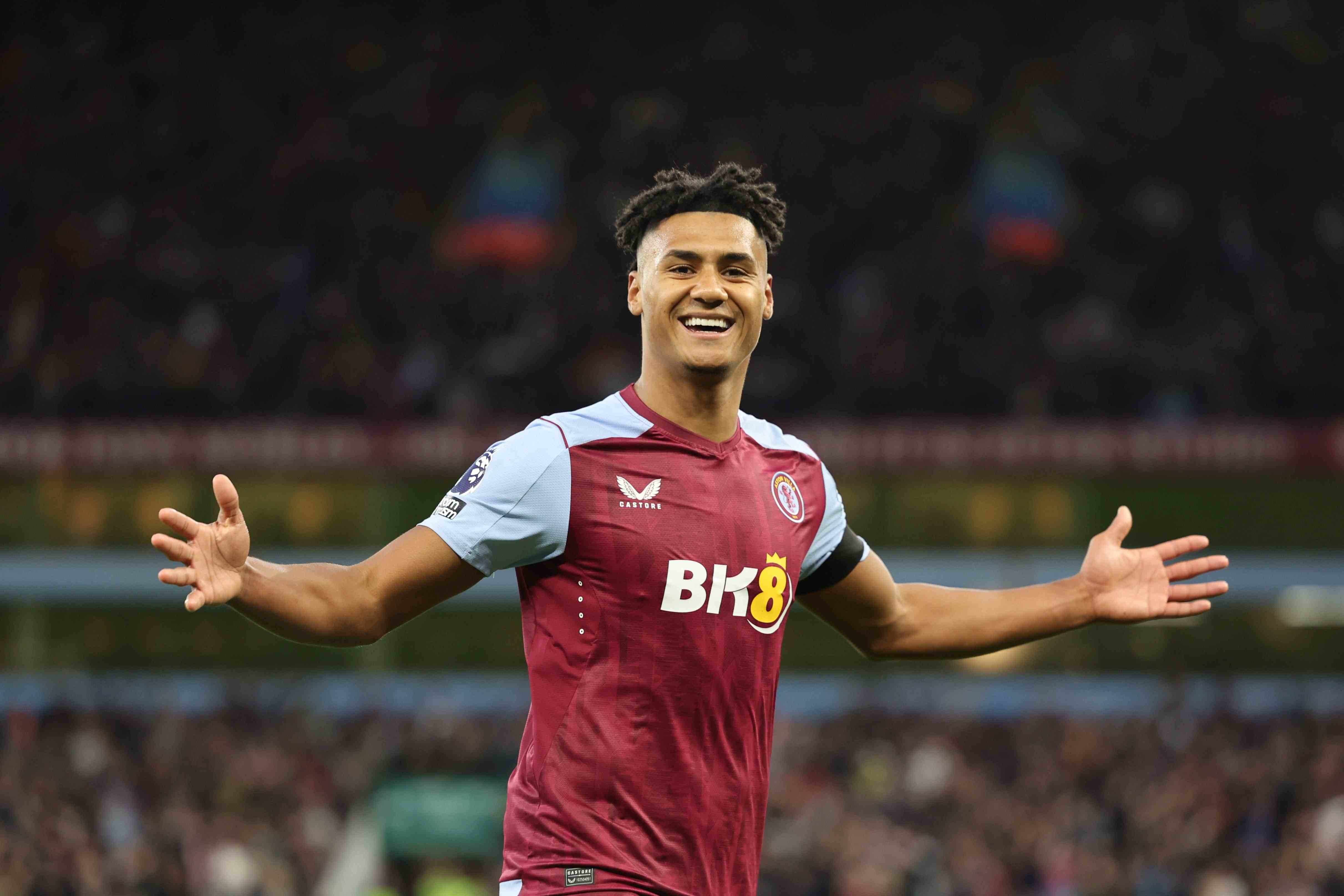 沃特金斯近6年各项赛事进球破百，同期英超球员仅萨拉赫、哈兰德