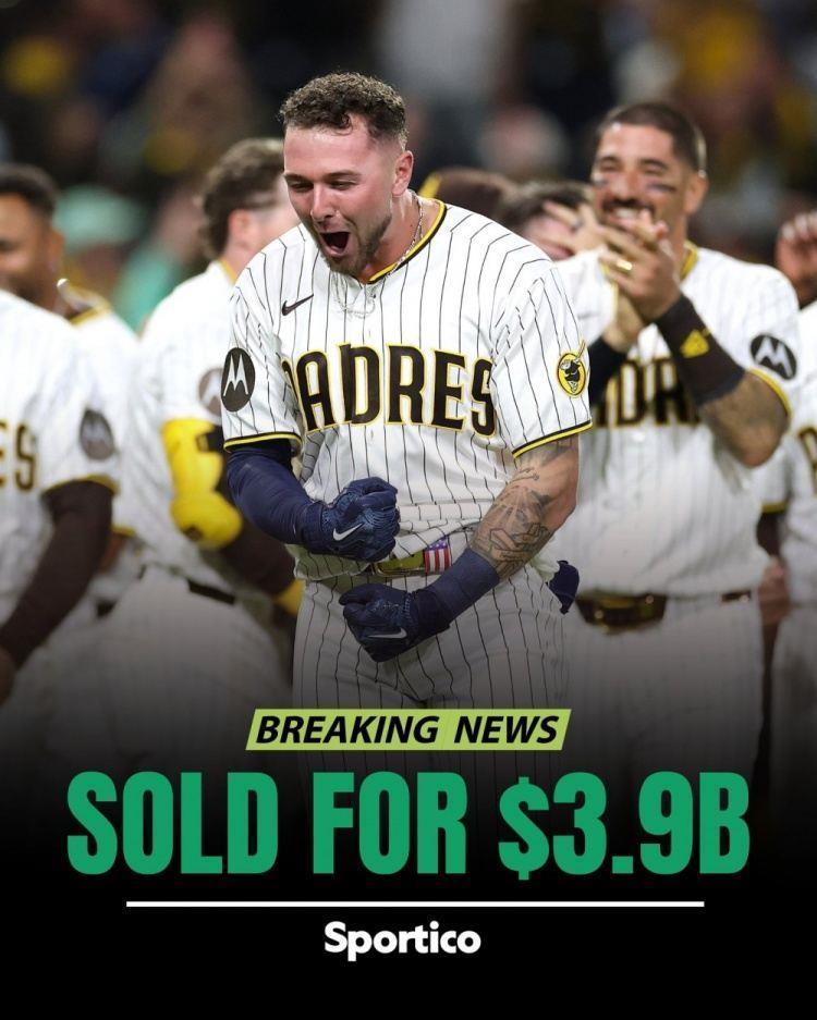 切尔西老板39亿美元收购圣迭戈教士，创造美国职棒大联盟纪录
