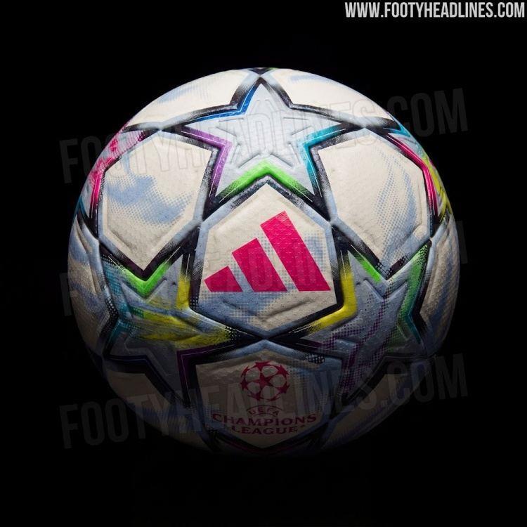 新赛季欧冠联赛阶段官方用球曝光：色彩缤纷，充满活力