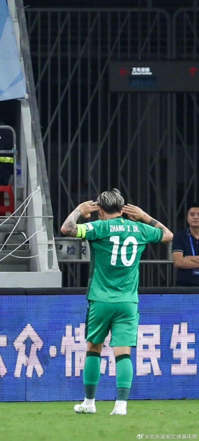 张稀哲连续第17个赛季代表北京国安进球！