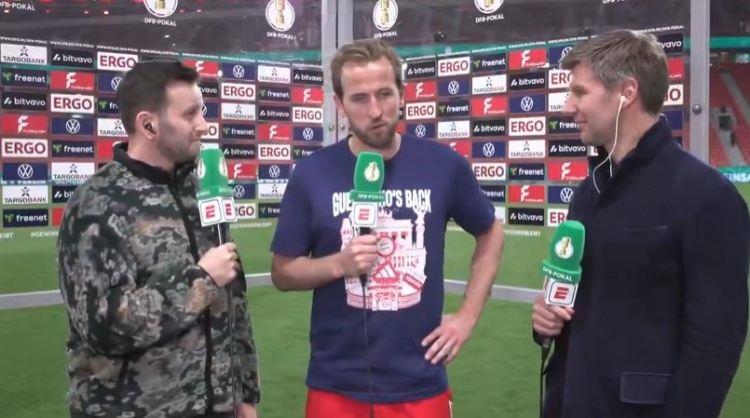 凯恩：来拜仁还没踢过决赛呢，现在进了德国杯，下周冲欧冠决赛！