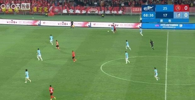 大连马尔蒂尼？毛伟杰本轮精彩防守铲留球，全场12次对抗4次过人